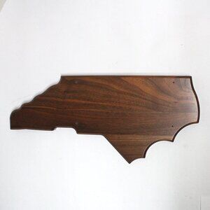 State of North Carolina Shaped Wooden Award Plaque Base For Your Craft Project
